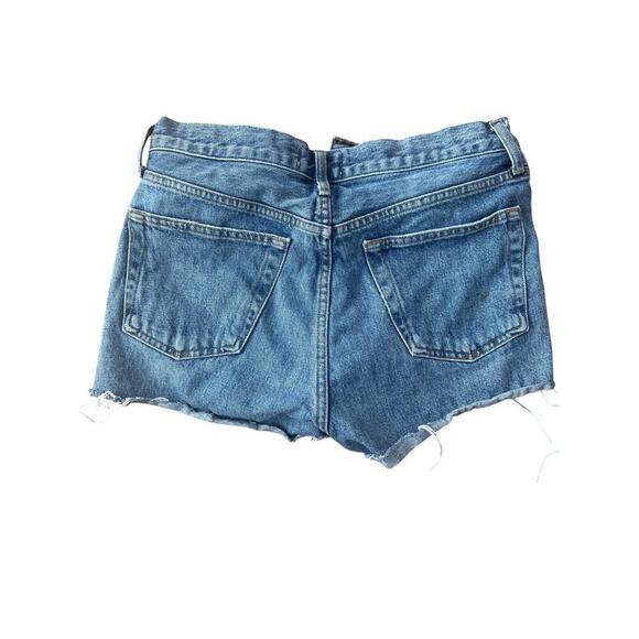 Agolde Parker Vintage Cutoff Shorts in low key Size 26 5 button fly denim - Picture 11 of 13